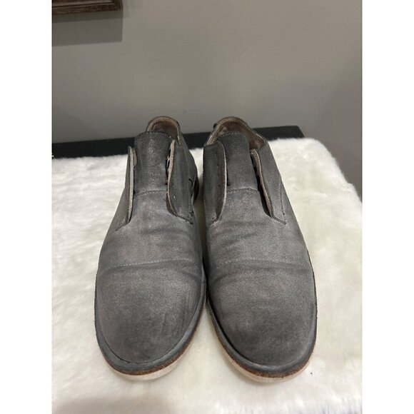 John Varvatos Laceless Derby Slip On Shoes Grey Mens Size 9 main image 8